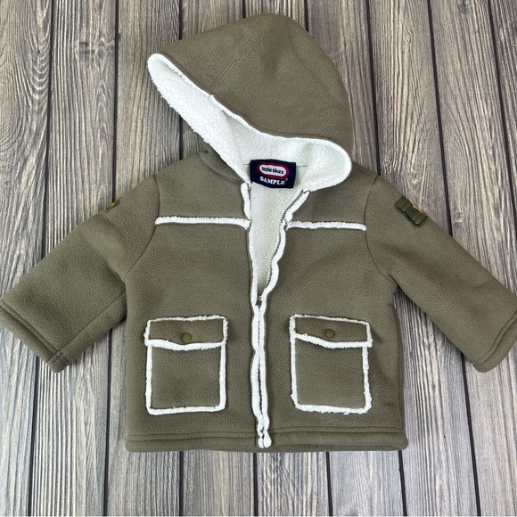 Vintage Little Tikes Aviator Sherpa Coat Toddler 2T - Picture 1 of 8